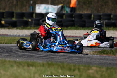 16 & 17/04/2022 : 3ème manche du Championnat du Sud 2022 au circuit d’Aigues-Vives (photos Stéphane Agnus) 2022 — karting