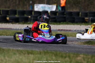 16 & 17/04/2022 : 3ème manche du Championnat du Sud 2022 au circuit d’Aigues-Vives (photos Stéphane Agnus) 2022 — karting