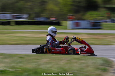 16 & 17/04/2022 : 3ème manche du Championnat du Sud 2022 au circuit d’Aigues-Vives (photos Stéphane Agnus) 2022 — karting