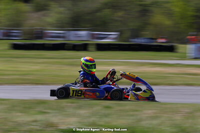 16 & 17/04/2022 : 3ème manche du Championnat du Sud 2022 au circuit d’Aigues-Vives (photos Stéphane Agnus) 2022 — karting