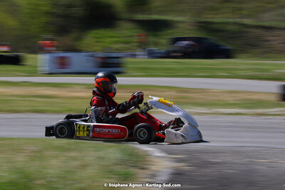 16 & 17/04/2022 : 3ème manche du Championnat du Sud 2022 au circuit d’Aigues-Vives (photos Stéphane Agnus) 2022 — karting