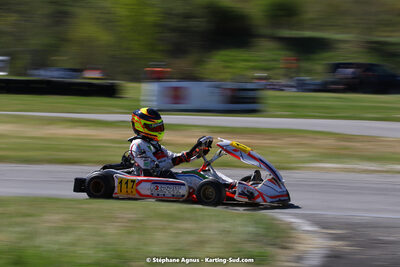 16 & 17/04/2022 : 3ème manche du Championnat du Sud 2022 au circuit d’Aigues-Vives (photos Stéphane Agnus) 2022 — karting