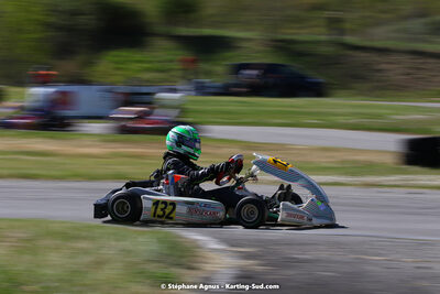 16 & 17/04/2022 : 3ème manche du Championnat du Sud 2022 au circuit d’Aigues-Vives (photos Stéphane Agnus) 2022 — karting
