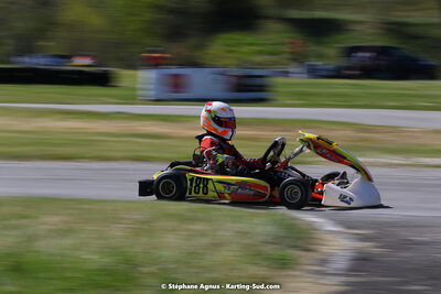 16 & 17/04/2022 : 3ème manche du Championnat du Sud 2022 au circuit d’Aigues-Vives (photos Stéphane Agnus) 2022 — karting
