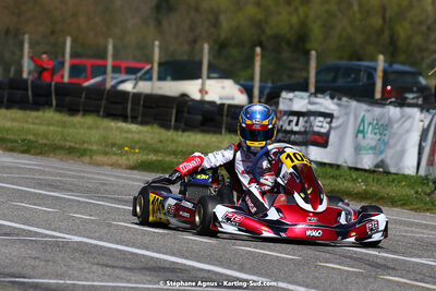 16 & 17/04/2022 : 3ème manche du Championnat du Sud 2022 au circuit d’Aigues-Vives (photos Stéphane Agnus) 2022 — karting