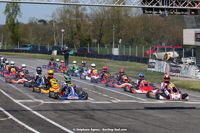 16 & 17/04/2022 : 3ème manche du Championnat du Sud 2022 au circuit d’Aigues-Vives (photos Stéphane Agnus) 2022 — karting