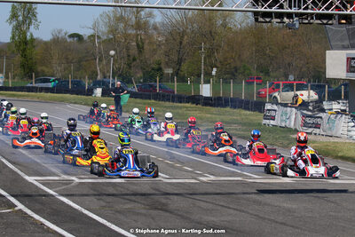 16 & 17/04/2022 : 3ème manche du Championnat du Sud 2022 au circuit d’Aigues-Vives (photos Stéphane Agnus) 2022 — karting