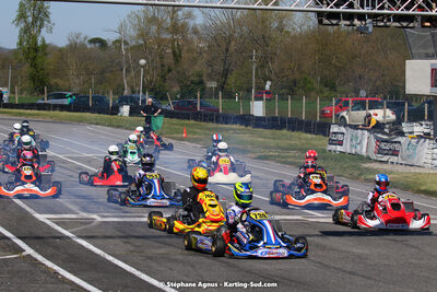 16 & 17/04/2022 : 3ème manche du Championnat du Sud 2022 au circuit d’Aigues-Vives (photos Stéphane Agnus) 2022 — karting