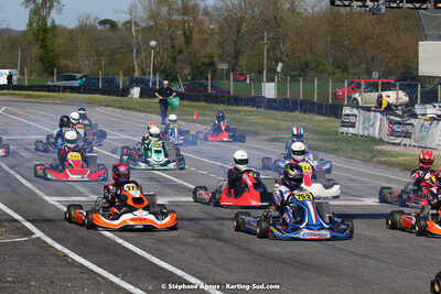 16 & 17/04/2022 : 3ème manche du Championnat du Sud 2022 au circuit d’Aigues-Vives (photos Stéphane Agnus) 2022 — karting