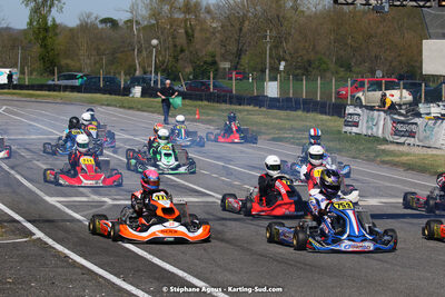 16 & 17/04/2022 : 3ème manche du Championnat du Sud 2022 au circuit d’Aigues-Vives (photos Stéphane Agnus) 2022 — karting