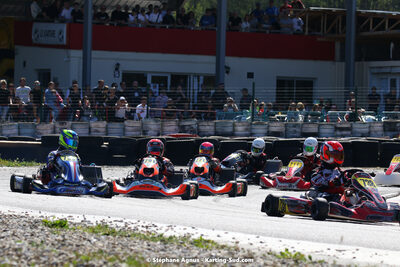 16 & 17/04/2022 : 3ème manche du Championnat du Sud 2022 au circuit d’Aigues-Vives (photos Stéphane Agnus) 2022 — karting