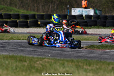 16 & 17/04/2022 : 3ème manche du Championnat du Sud 2022 au circuit d’Aigues-Vives (photos Stéphane Agnus) 2022 — karting