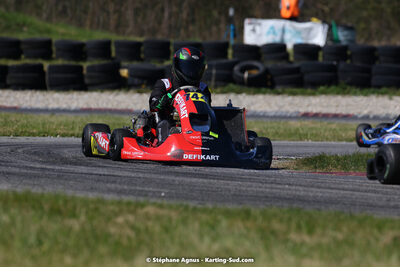 16 & 17/04/2022 : 3ème manche du Championnat du Sud 2022 au circuit d’Aigues-Vives (photos Stéphane Agnus) 2022 — karting