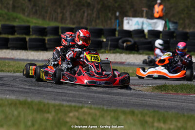 16 & 17/04/2022 : 3ème manche du Championnat du Sud 2022 au circuit d’Aigues-Vives (photos Stéphane Agnus) 2022 — karting