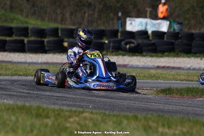 16 & 17/04/2022 : 3ème manche du Championnat du Sud 2022 au circuit d’Aigues-Vives (photos Stéphane Agnus) 2022 — karting
