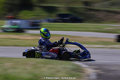 16 & 17/04/2022 : 3ème manche du Championnat du Sud 2022 au circuit d’Aigues-Vives (photos Stéphane Agnus) 2022 — karting
