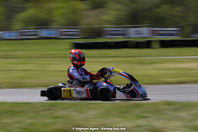 16 & 17/04/2022 : 3ème manche du Championnat du Sud 2022 au circuit d’Aigues-Vives (photos Stéphane Agnus) 2022 — karting