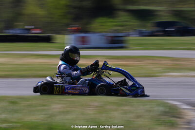16 & 17/04/2022 : 3ème manche du Championnat du Sud 2022 au circuit d’Aigues-Vives (photos Stéphane Agnus) 2022 — karting