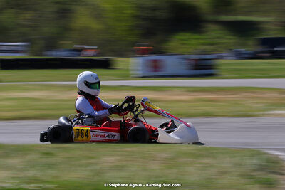 16 & 17/04/2022 : 3ème manche du Championnat du Sud 2022 au circuit d’Aigues-Vives (photos Stéphane Agnus) 2022 — karting