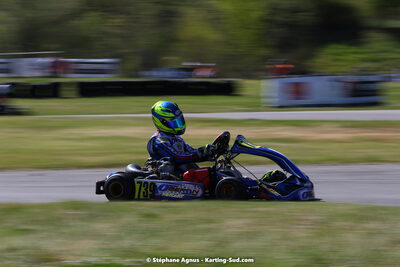16 & 17/04/2022 : 3ème manche du Championnat du Sud 2022 au circuit d’Aigues-Vives (photos Stéphane Agnus) 2022 — karting