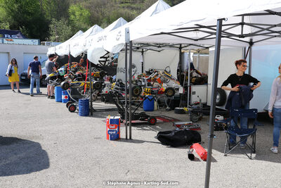 16 & 17/04/2022 : 3ème manche du Championnat du Sud 2022 au circuit d’Aigues-Vives (photos Stéphane Agnus) 2022 — karting