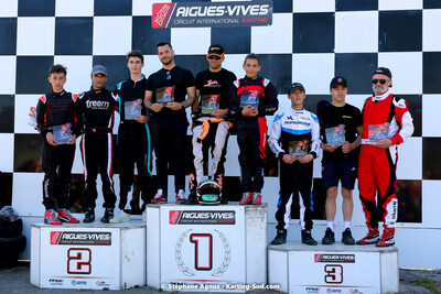 16 & 17/04/2022 : 3ème manche du Championnat du Sud 2022 au circuit d’Aigues-Vives (photos Stéphane Agnus) 2022 — karting