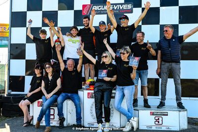 16 & 17/04/2022 : 3ème manche du Championnat du Sud 2022 au circuit d’Aigues-Vives (photos Stéphane Agnus) 2022 — karting