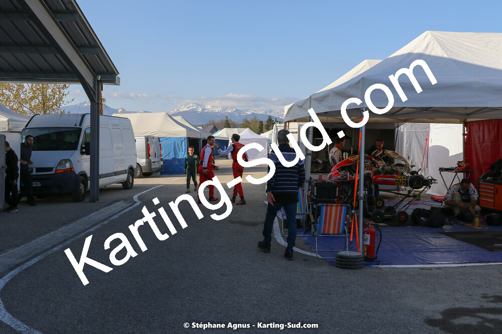 16 & 17/04/2022 : 3ème manche du Championnat du Sud 2022 au circuit d’Aigues-Vives (photos Stéphane Agnus) 2022 — karting