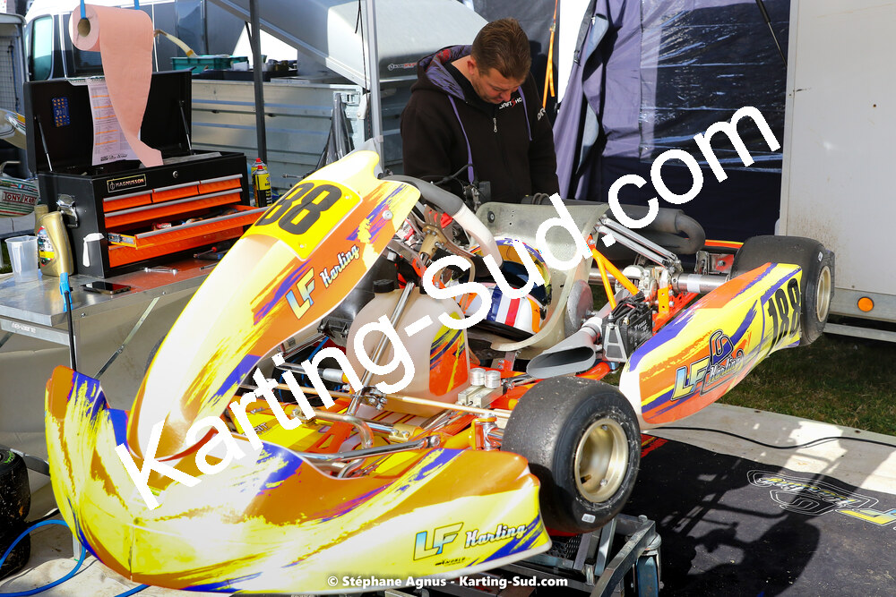 16 & 17/04/2022 : 3ème manche du Championnat du Sud 2022 au circuit d’Aigues-Vives (photos Stéphane Agnus) 2022 — karting