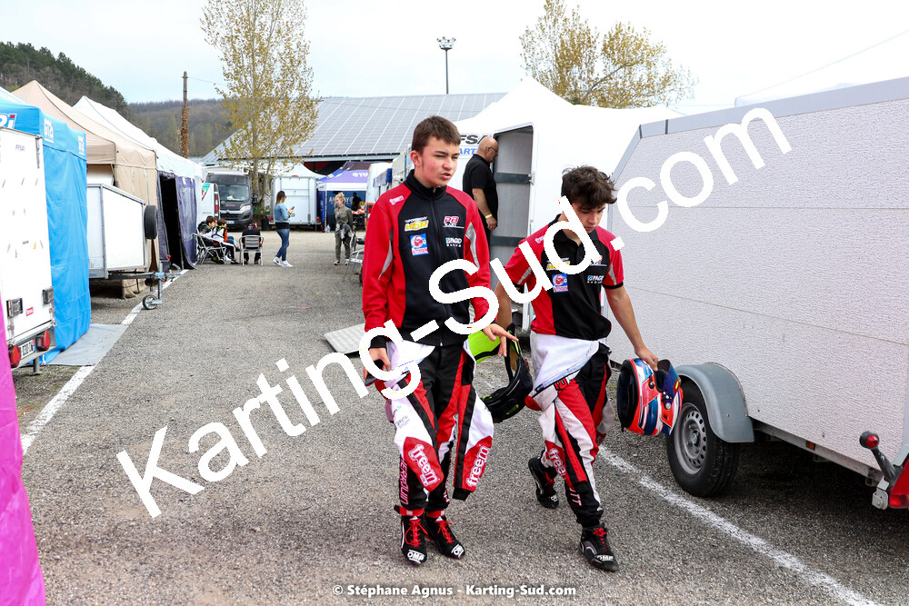 16 & 17/04/2022 : 3ème manche du Championnat du Sud 2022 au circuit d’Aigues-Vives (photos Stéphane Agnus) 2022 — karting