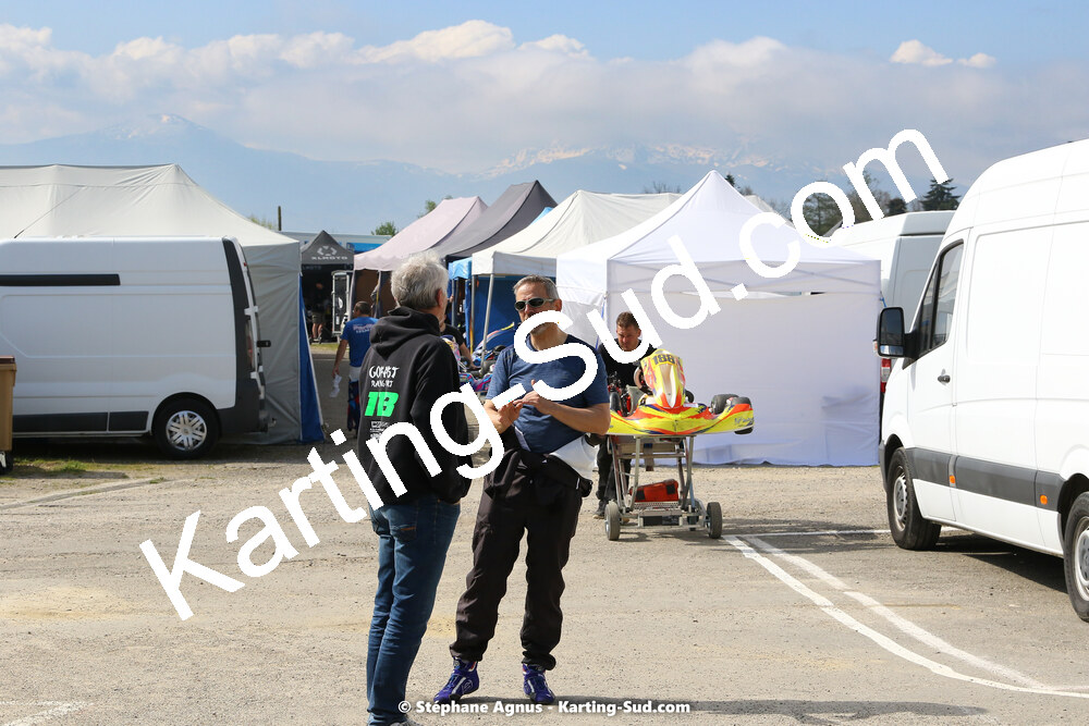 16 & 17/04/2022 : 3ème manche du Championnat du Sud 2022 au circuit d’Aigues-Vives (photos Stéphane Agnus) 2022 — karting