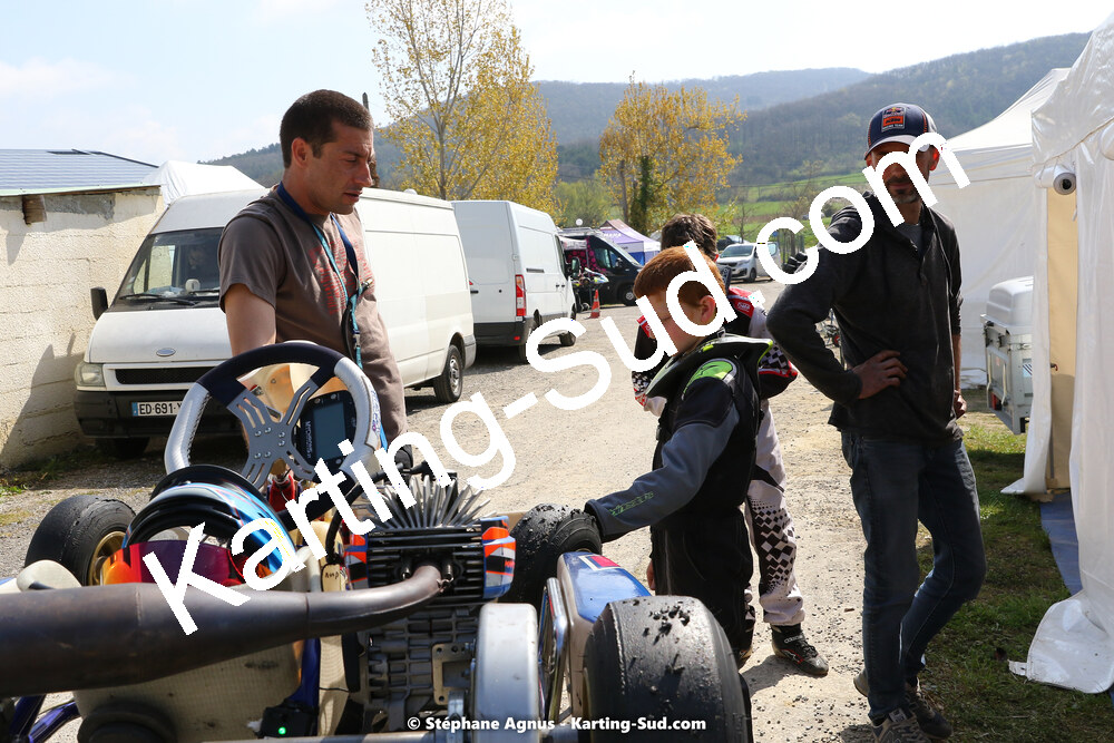 16 & 17/04/2022 : 3ème manche du Championnat du Sud 2022 au circuit d’Aigues-Vives (photos Stéphane Agnus) 2022 — karting