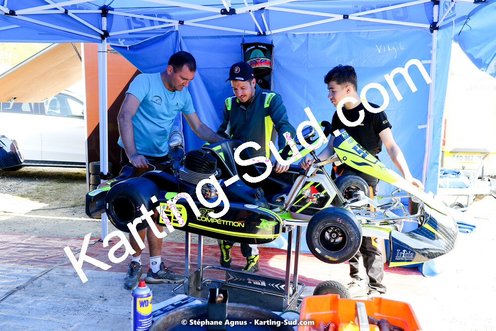 16 & 17/04/2022 : 3ème manche du Championnat du Sud 2022 au circuit d’Aigues-Vives (photos Stéphane Agnus) 2022 — karting
