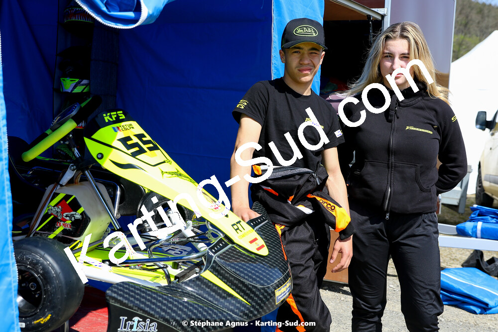 16 & 17/04/2022 : 3ème manche du Championnat du Sud 2022 au circuit d’Aigues-Vives (photos Stéphane Agnus) 2022 — karting