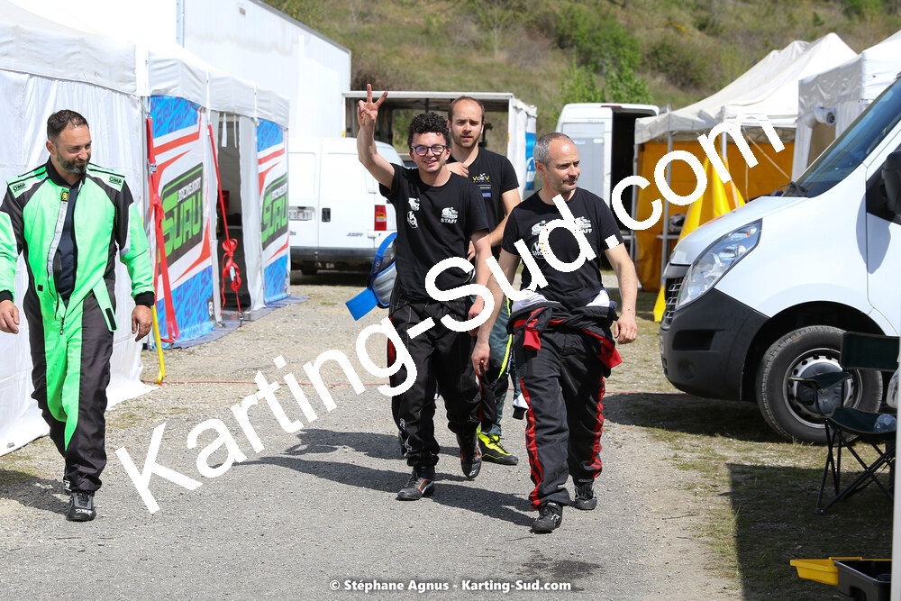 16 & 17/04/2022 : 3ème manche du Championnat du Sud 2022 au circuit d’Aigues-Vives (photos Stéphane Agnus) 2022 — karting