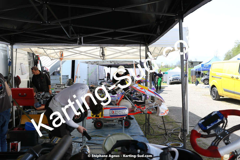 16 & 17/04/2022 : 3ème manche du Championnat du Sud 2022 au circuit d’Aigues-Vives (photos Stéphane Agnus) 2022 — karting