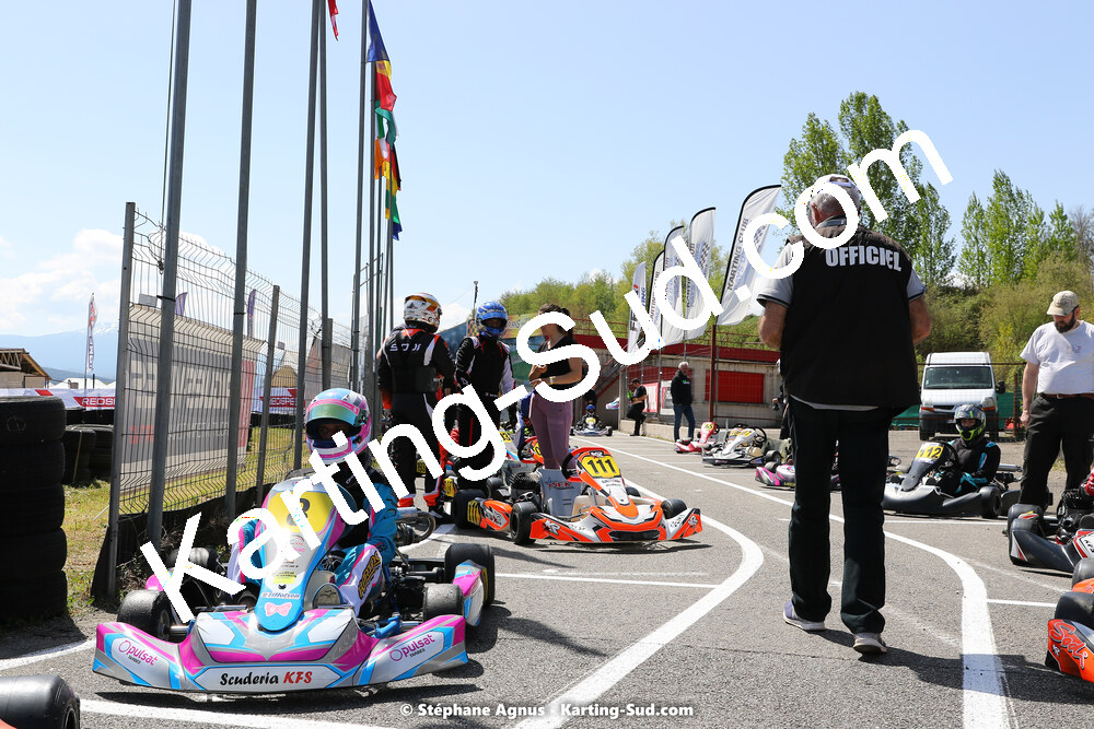 16 & 17/04/2022 : 3ème manche du Championnat du Sud 2022 au circuit d’Aigues-Vives (photos Stéphane Agnus) 2022 — karting