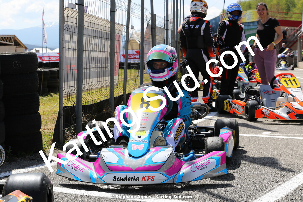 16 & 17/04/2022 : 3ème manche du Championnat du Sud 2022 au circuit d’Aigues-Vives (photos Stéphane Agnus) 2022 — karting