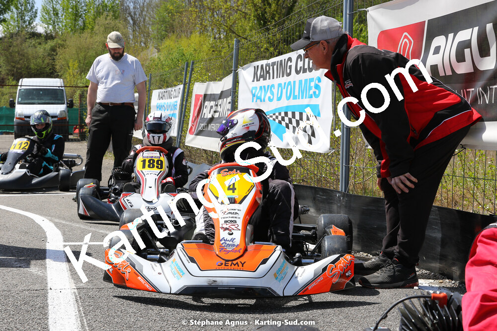 16 & 17/04/2022 : 3ème manche du Championnat du Sud 2022 au circuit d’Aigues-Vives (photos Stéphane Agnus) 2022 — karting
