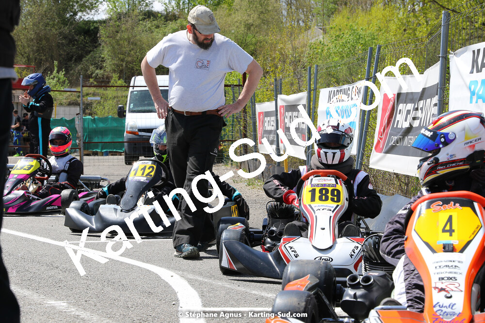 16 & 17/04/2022 : 3ème manche du Championnat du Sud 2022 au circuit d’Aigues-Vives (photos Stéphane Agnus) 2022 — karting