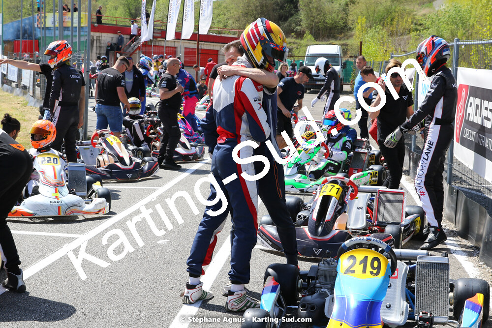 16 & 17/04/2022 : 3ème manche du Championnat du Sud 2022 au circuit d’Aigues-Vives (photos Stéphane Agnus) 2022 — karting