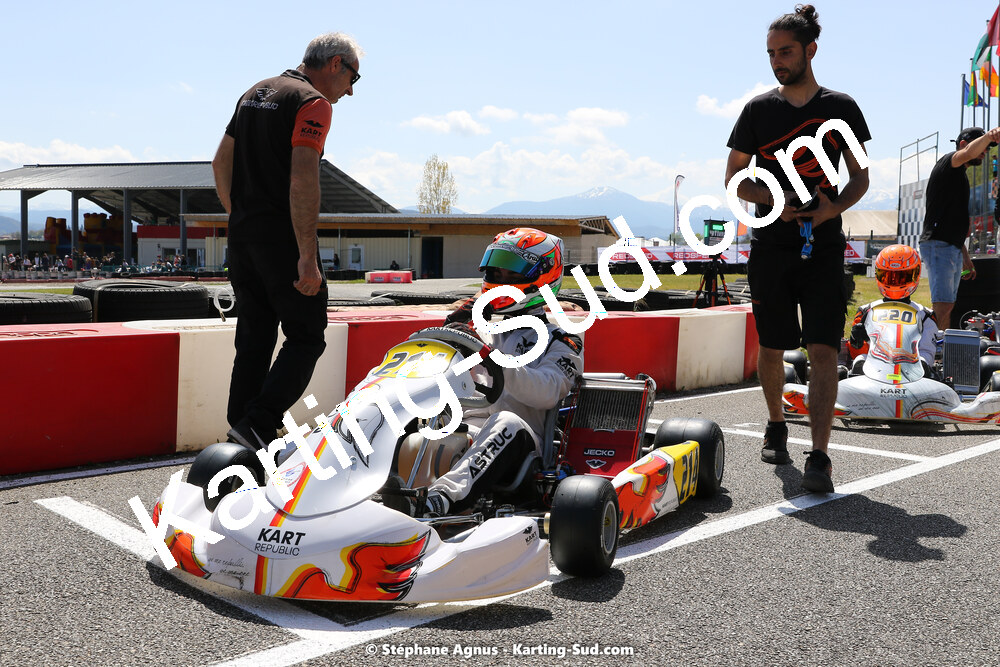 16 & 17/04/2022 : 3ème manche du Championnat du Sud 2022 au circuit d’Aigues-Vives (photos Stéphane Agnus) 2022 — karting