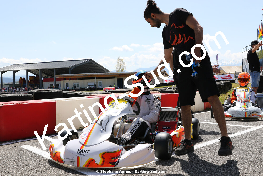 16 & 17/04/2022 : 3ème manche du Championnat du Sud 2022 au circuit d’Aigues-Vives (photos Stéphane Agnus) 2022 — karting