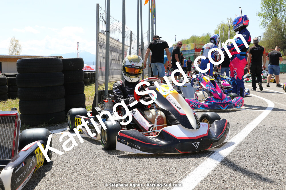 16 & 17/04/2022 : 3ème manche du Championnat du Sud 2022 au circuit d’Aigues-Vives (photos Stéphane Agnus) 2022 — karting