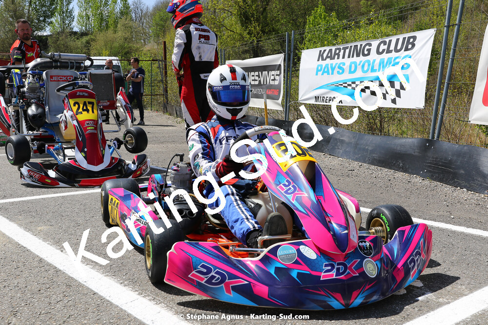 16 & 17/04/2022 : 3ème manche du Championnat du Sud 2022 au circuit d’Aigues-Vives (photos Stéphane Agnus) 2022 — karting