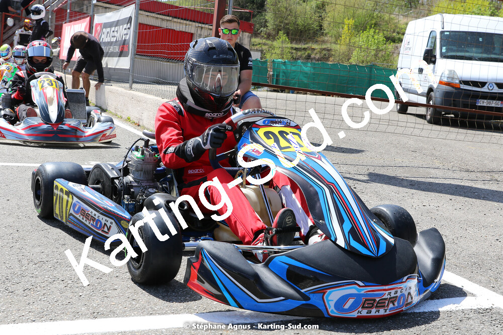 16 & 17/04/2022 : 3ème manche du Championnat du Sud 2022 au circuit d’Aigues-Vives (photos Stéphane Agnus) 2022 — karting