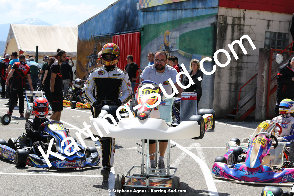 16 & 17/04/2022 : 3ème manche du Championnat du Sud 2022 au circuit d’Aigues-Vives (photos Stéphane Agnus) 2022 — karting