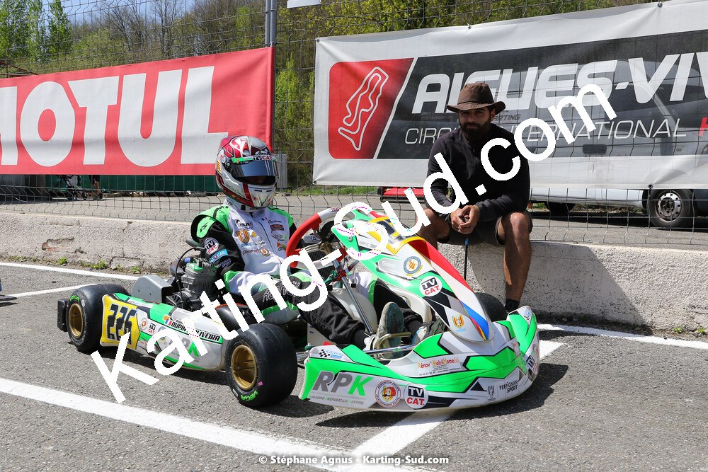 16 & 17/04/2022 : 3ème manche du Championnat du Sud 2022 au circuit d’Aigues-Vives (photos Stéphane Agnus) 2022 — karting