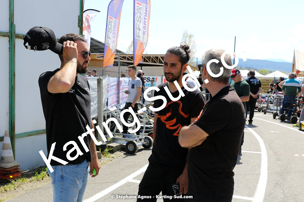 16 & 17/04/2022 : 3ème manche du Championnat du Sud 2022 au circuit d’Aigues-Vives (photos Stéphane Agnus) 2022 — karting