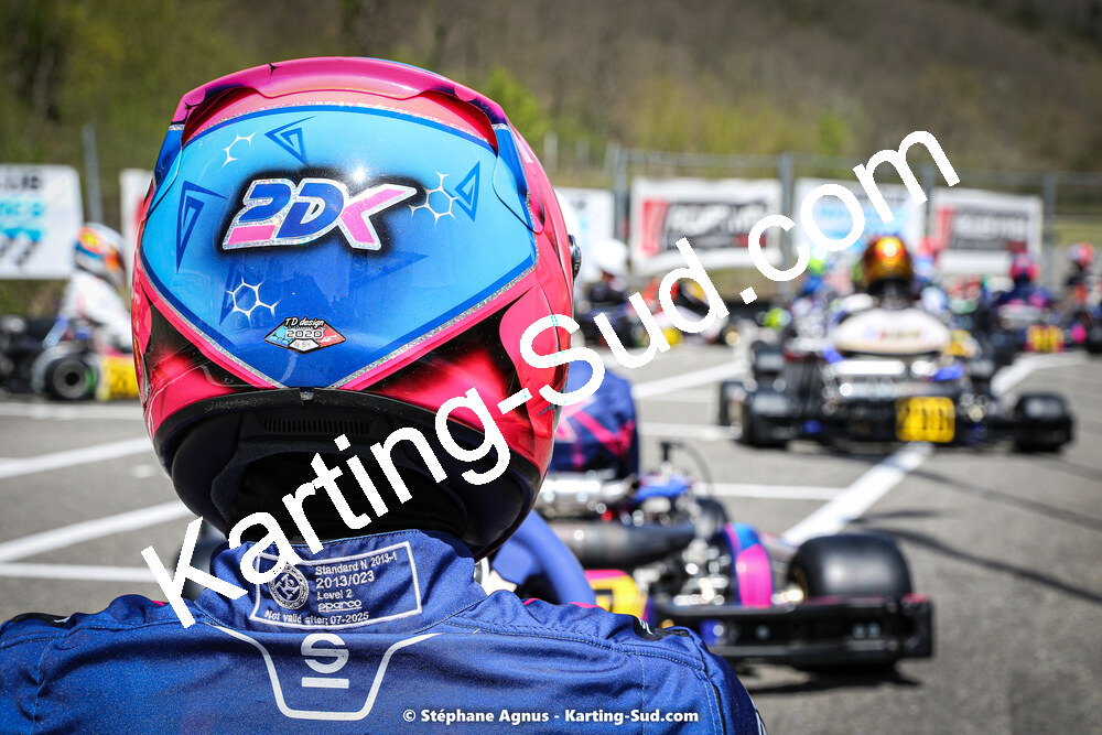 16 & 17/04/2022 : 3ème manche du Championnat du Sud 2022 au circuit d’Aigues-Vives (photos Stéphane Agnus) 2022 — karting